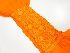 リサイクル　正絹　絞り帯揚げ